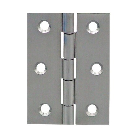 Pinpoint 34911 Pair Extruded Butt Hinge  1.62 x 2.5 in. PI149658